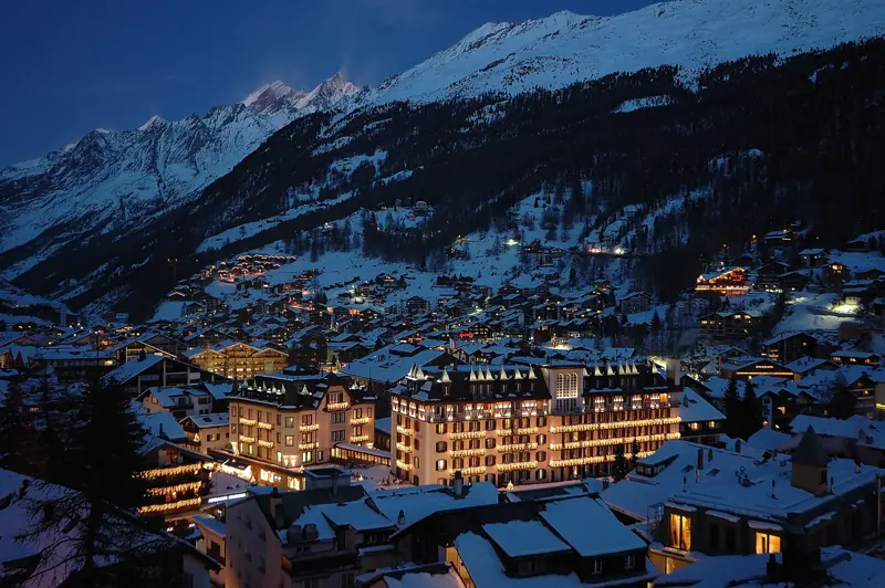 Grand hotel in the center of Zermatt