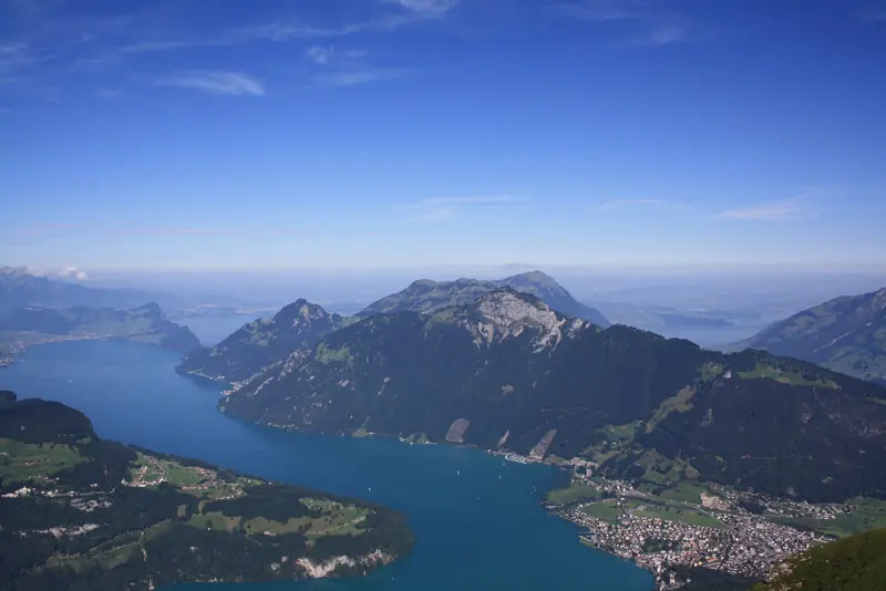 Le lac des Quatre-Cantons vu du Rigi