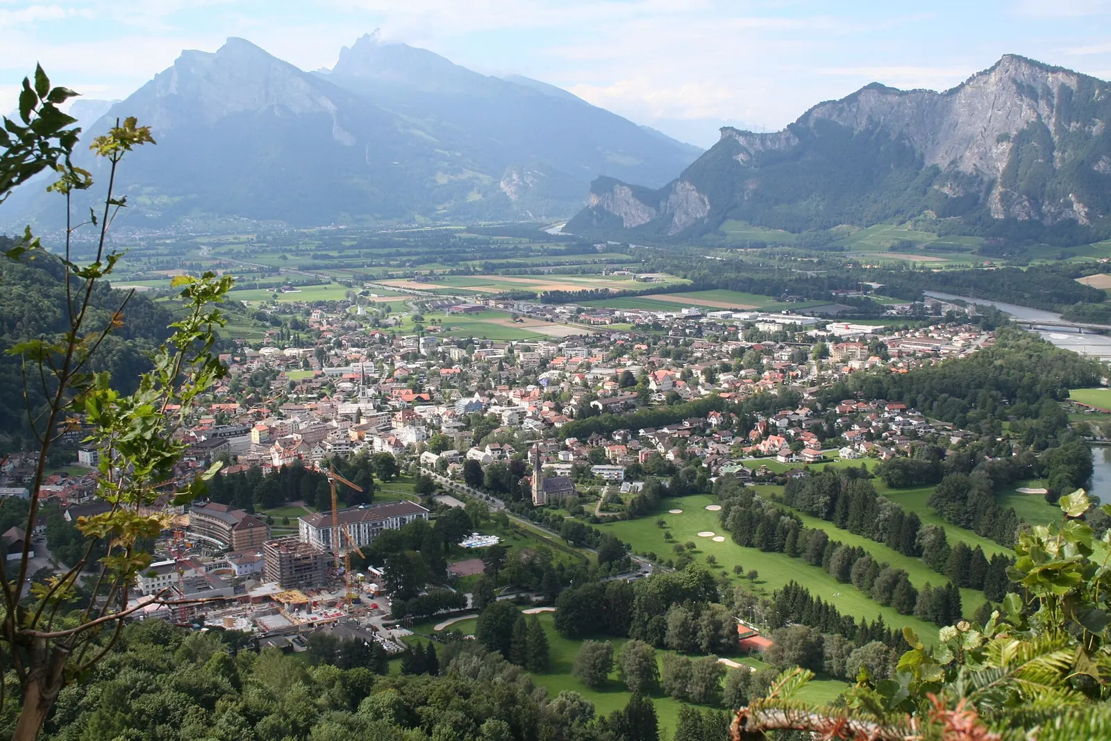 La ville thermale de Bad Ragaz, Saint-Gall