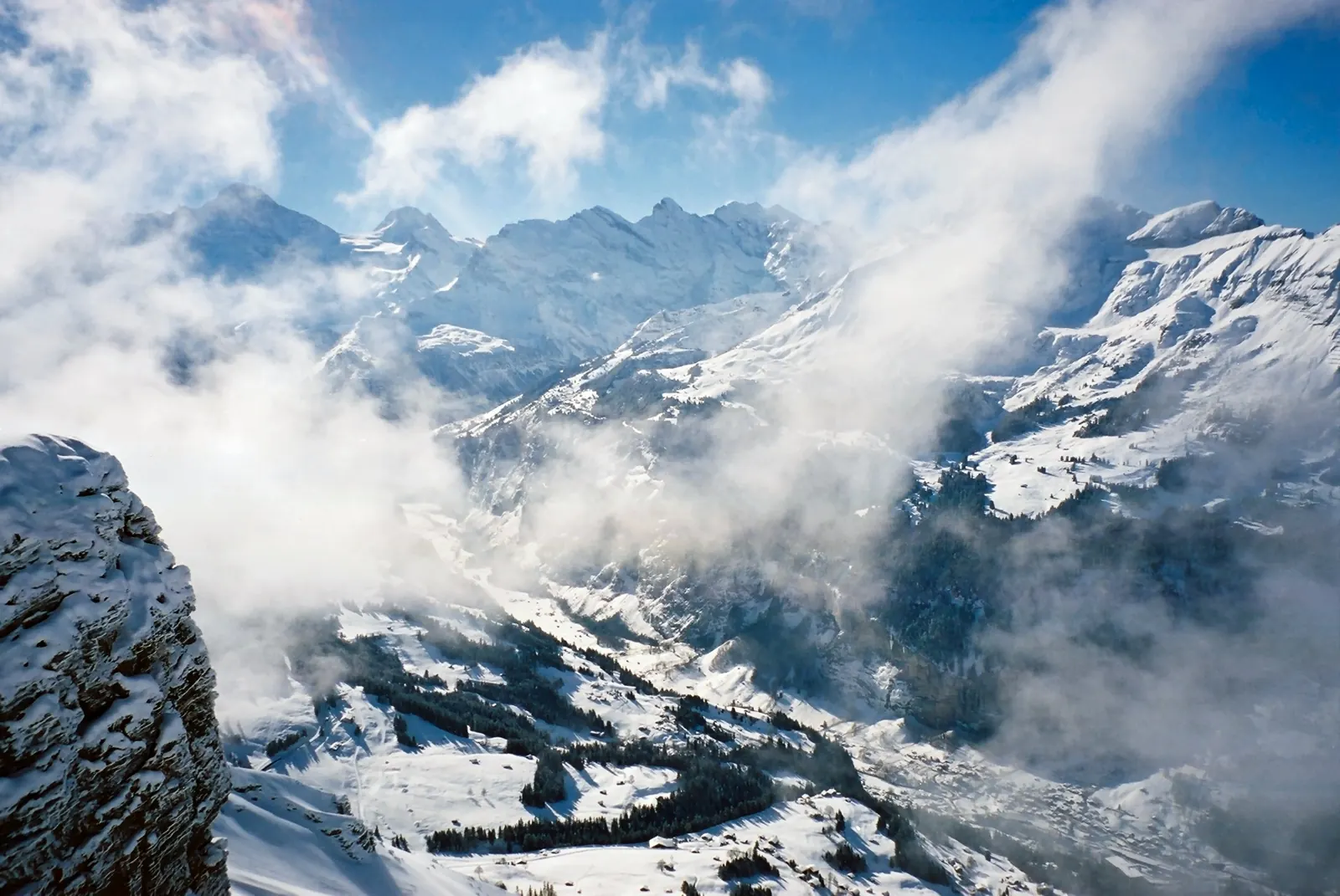 The Lauterbrunnen valley near Interlaken