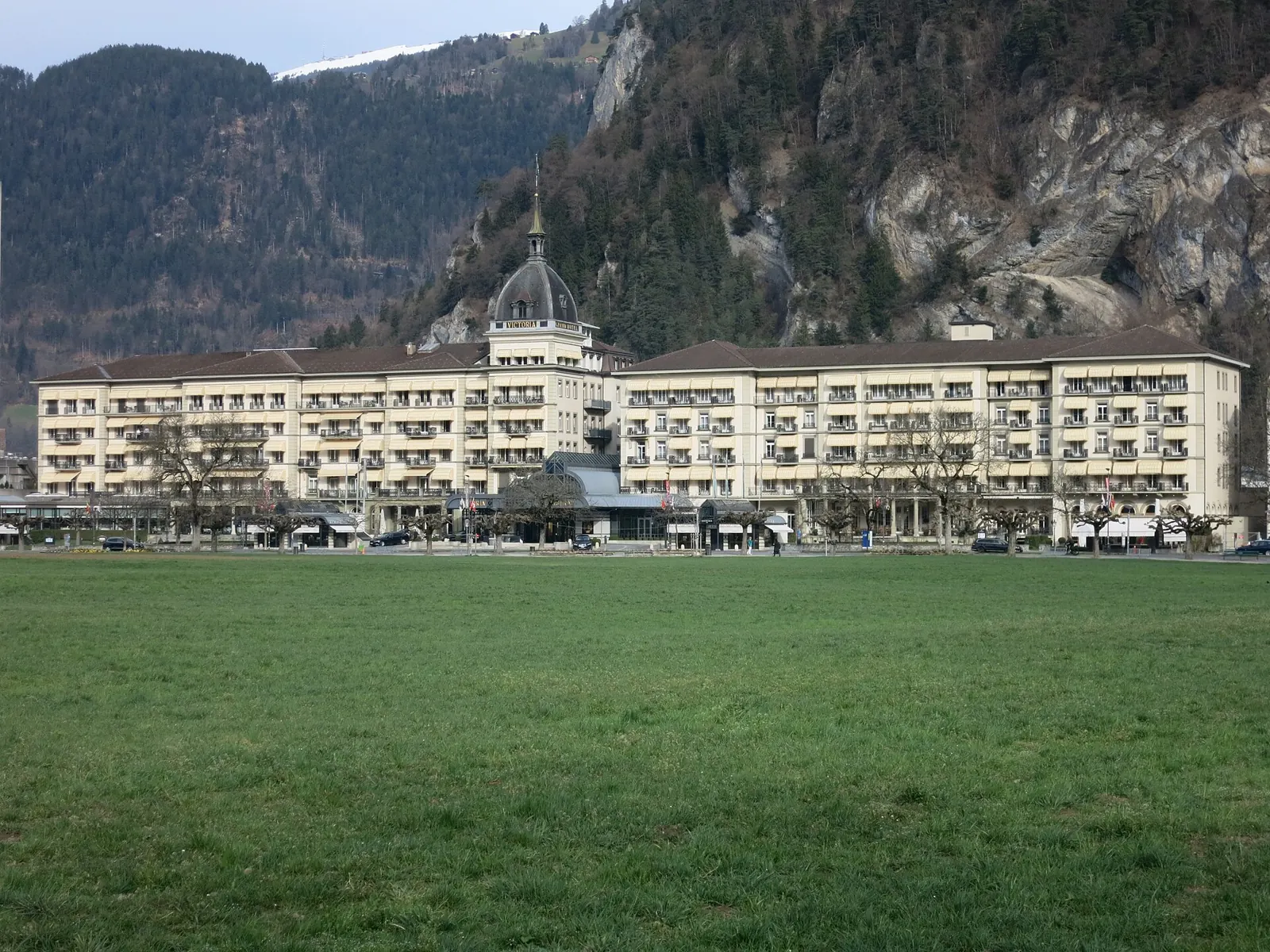 Interlaken with the Jungfrau in the background