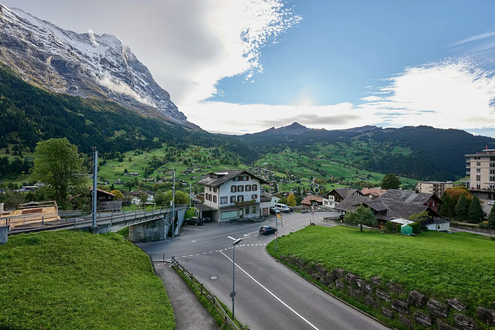 Grindelwald village below the Eiger, one of the pricier Swiss mountain bases