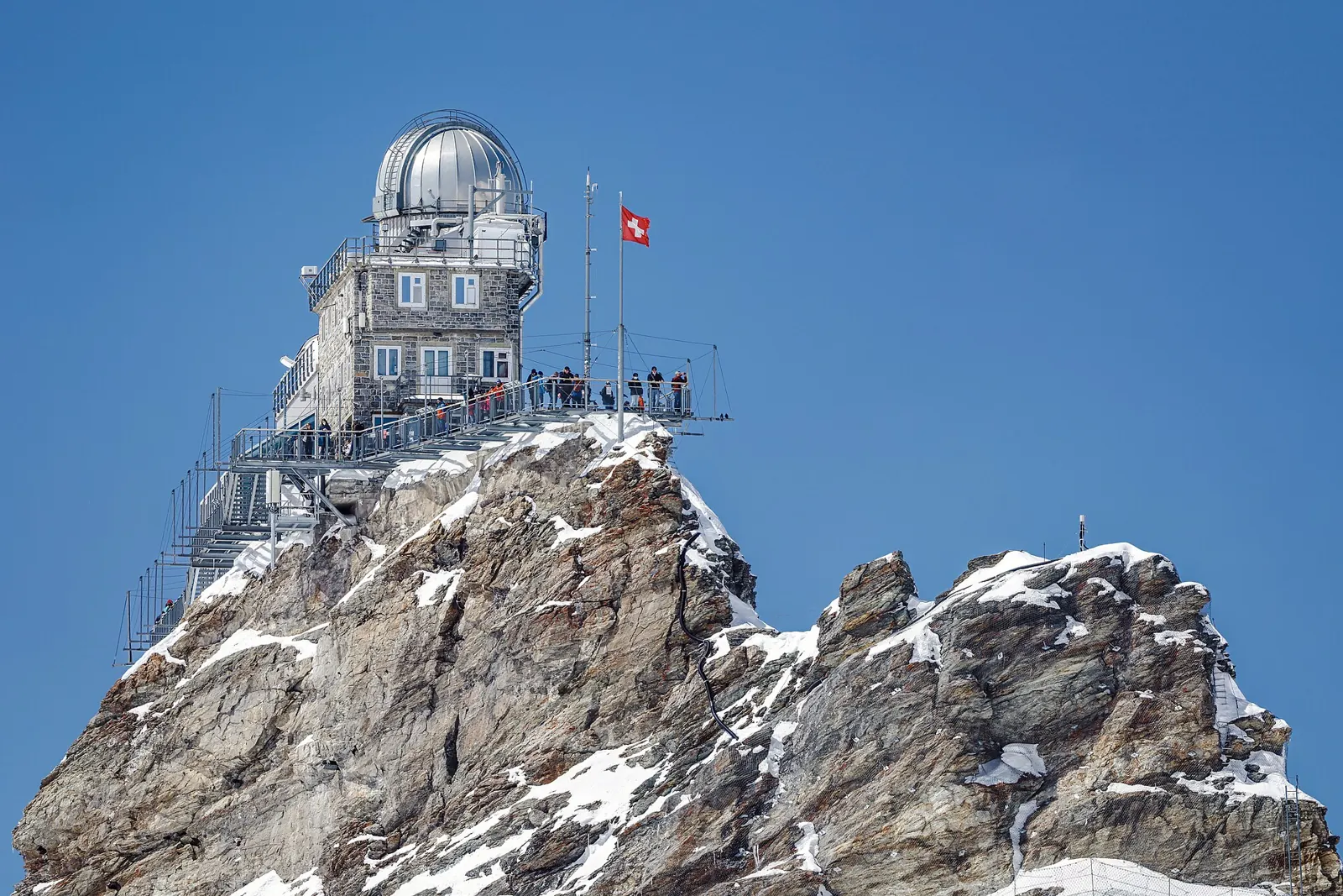 Sphinx observatory at Jungfraujoch, the Top of Europe